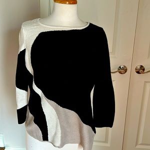 Nic + Zoe sweater   Cotton and Rayon